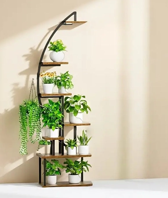 Estanteria Para Plantas De Metal Con 3 Luces BellaNatura®
