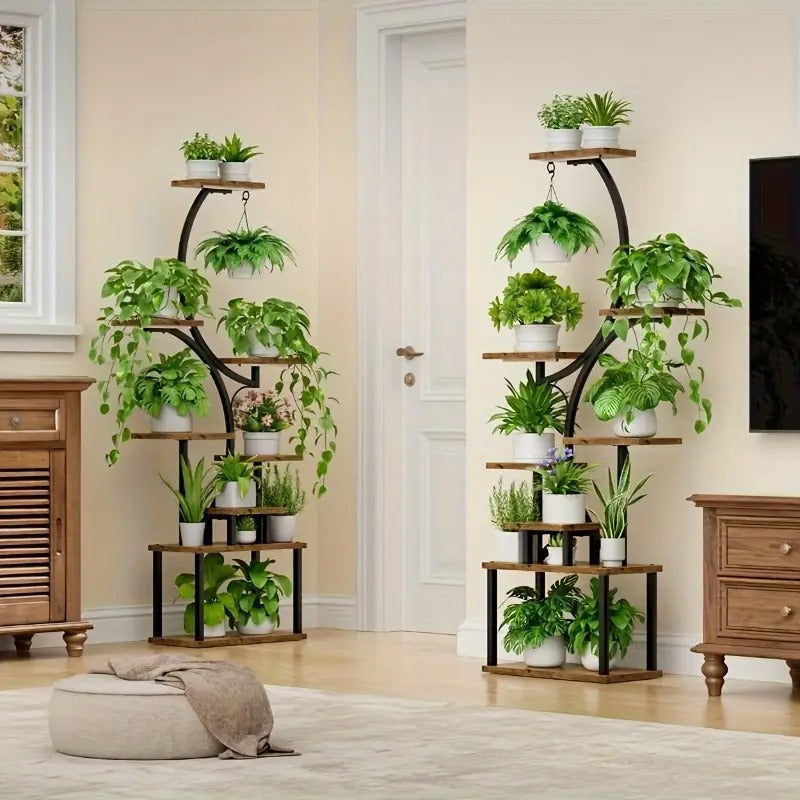 Estanteria Para Plantas De Metal Con 3 Luces BellaNatura®