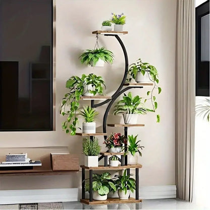 Estanteria Para Plantas De Metal Con 3 Luces BellaNatura®